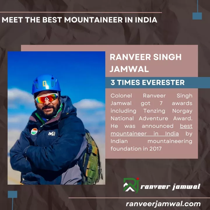 meet the best mountaineer in india