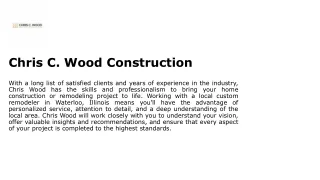 Chris C. Wood Construction