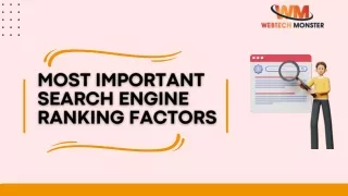 Most Important Search Engine Ranking Factors