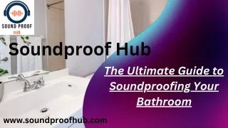 bathroom soundproof