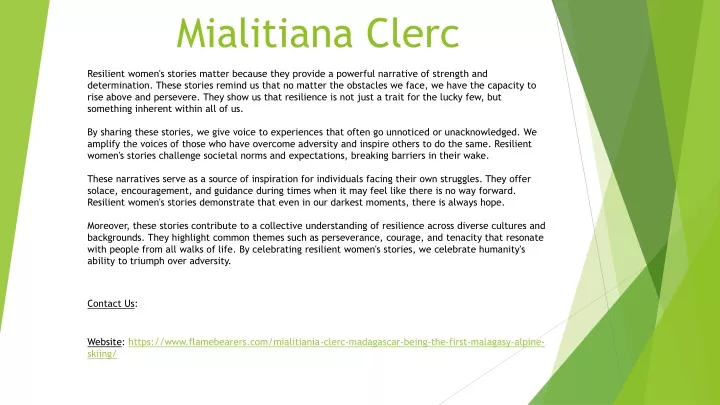 mialitiana clerc