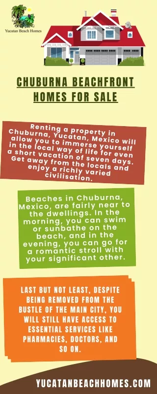 Benefits Of Residing In A Chuburna Beachfront Homes
