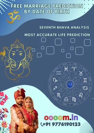 How To Use Seventh Bhava Analysis For Free Marriage Prediction