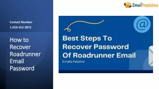 How to Recover Roadrunner Email Password