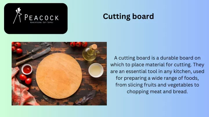 cutting board