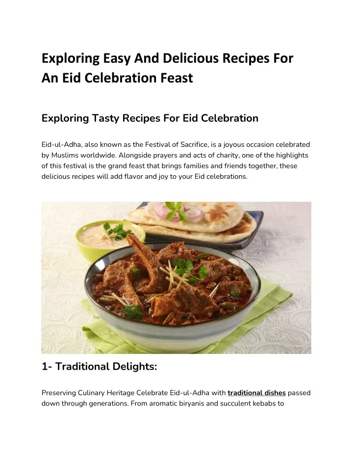 exploring easy and delicious recipes