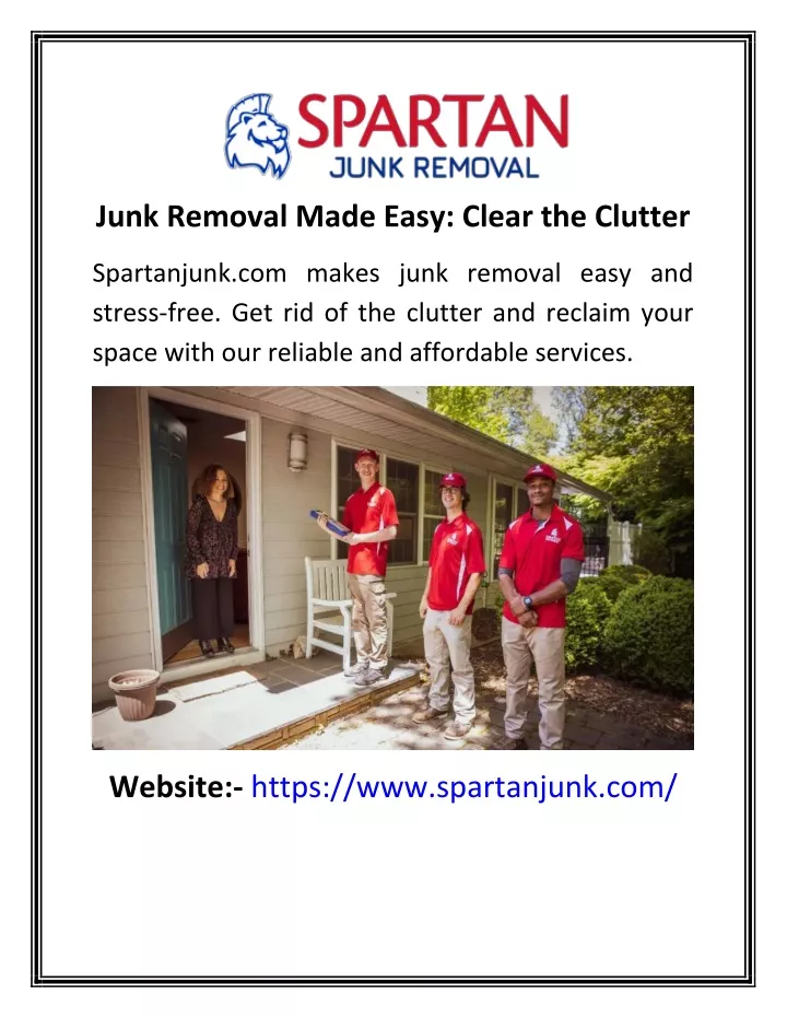 junk removal made easy clear the clutter