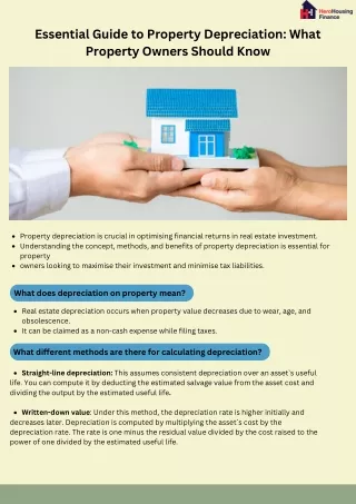 Essential Guide to Property Depreciation What Property Owners Should Know