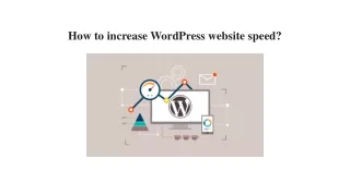 how to increase wordpress website speed
