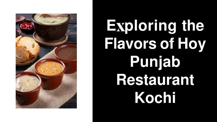 e ploring the flavors of hoy punjab restauran