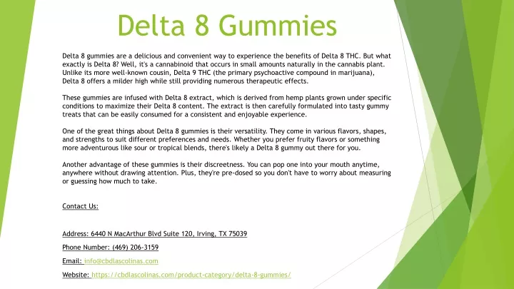 delta 8 gummies