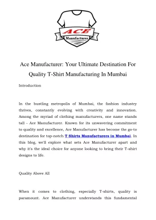 T Shirts Manufacturers in Mumbai Call-7208502027
