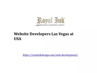 Best Website Developers Las Vegas in Nevada