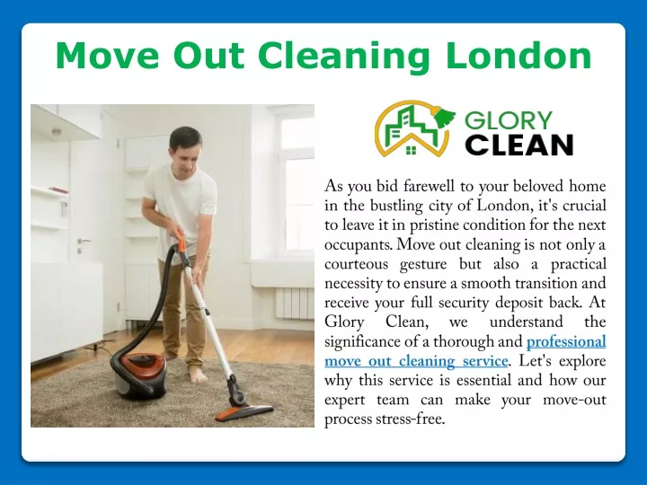 move out cleaning london