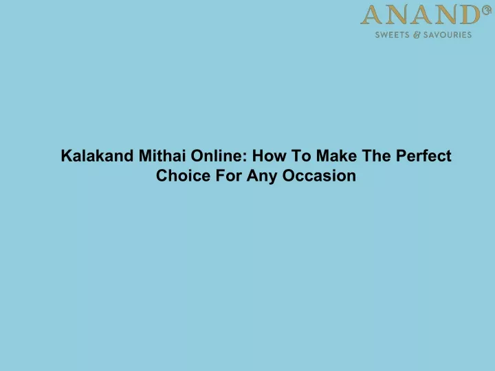 kalakand mithai online how to make the perfect