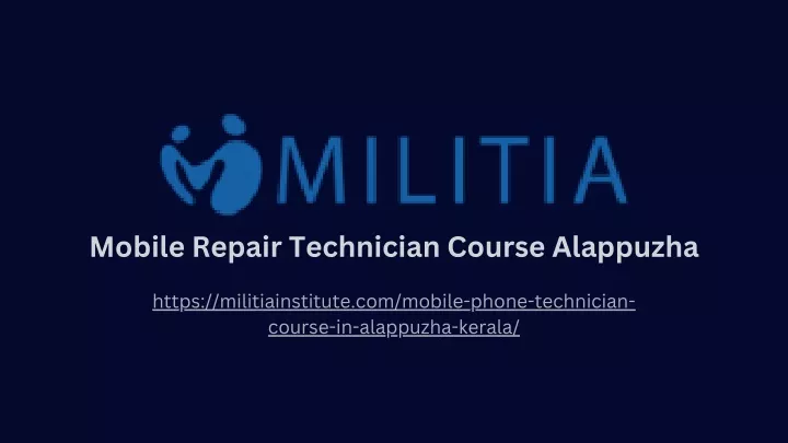 mobile repair technician course alappuzha