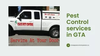 pest control services in gta