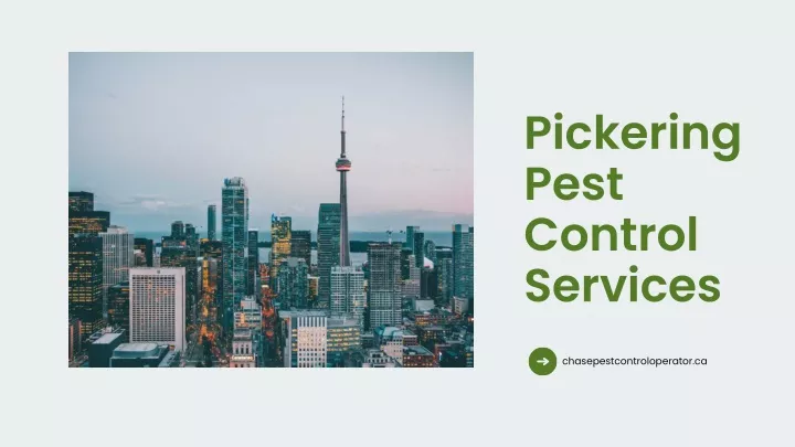 pickering pest control services