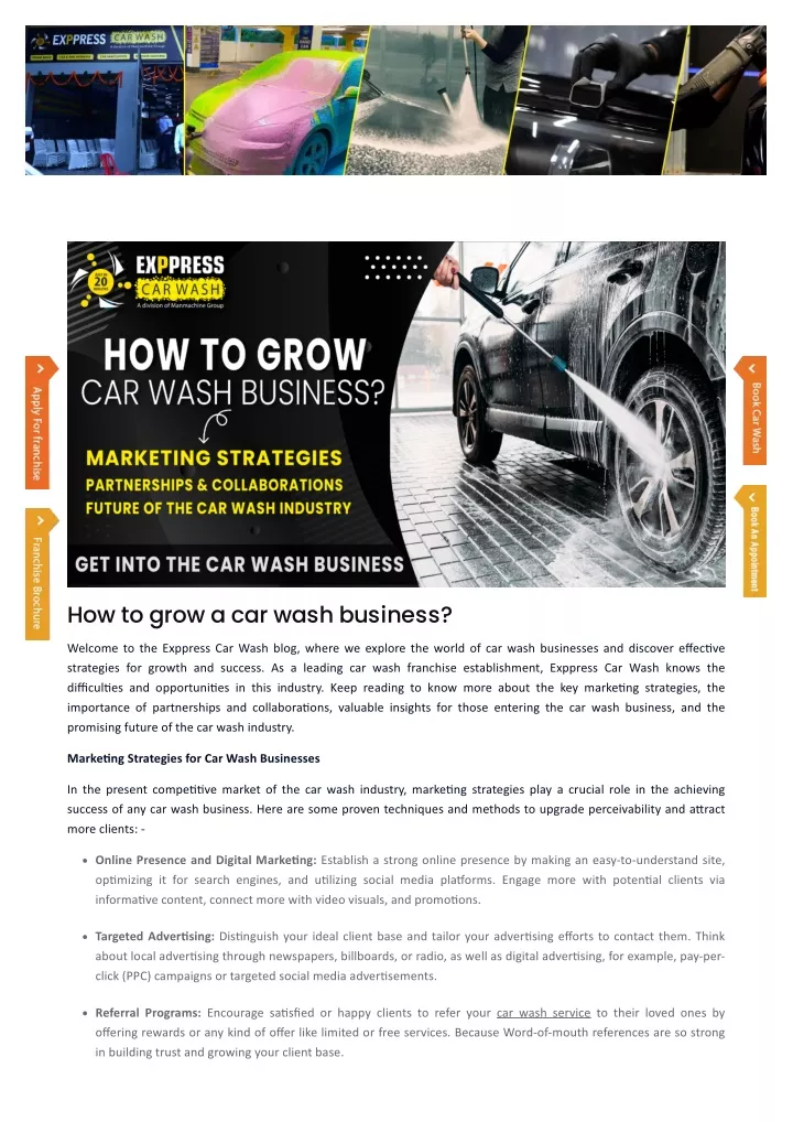 how to grow a car wash business