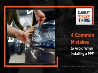 4 Mistakes to Avoid When Installing a Paint Protection Film
