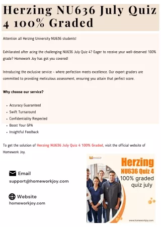 Herzing NU636 July Quiz 4 100% Graded