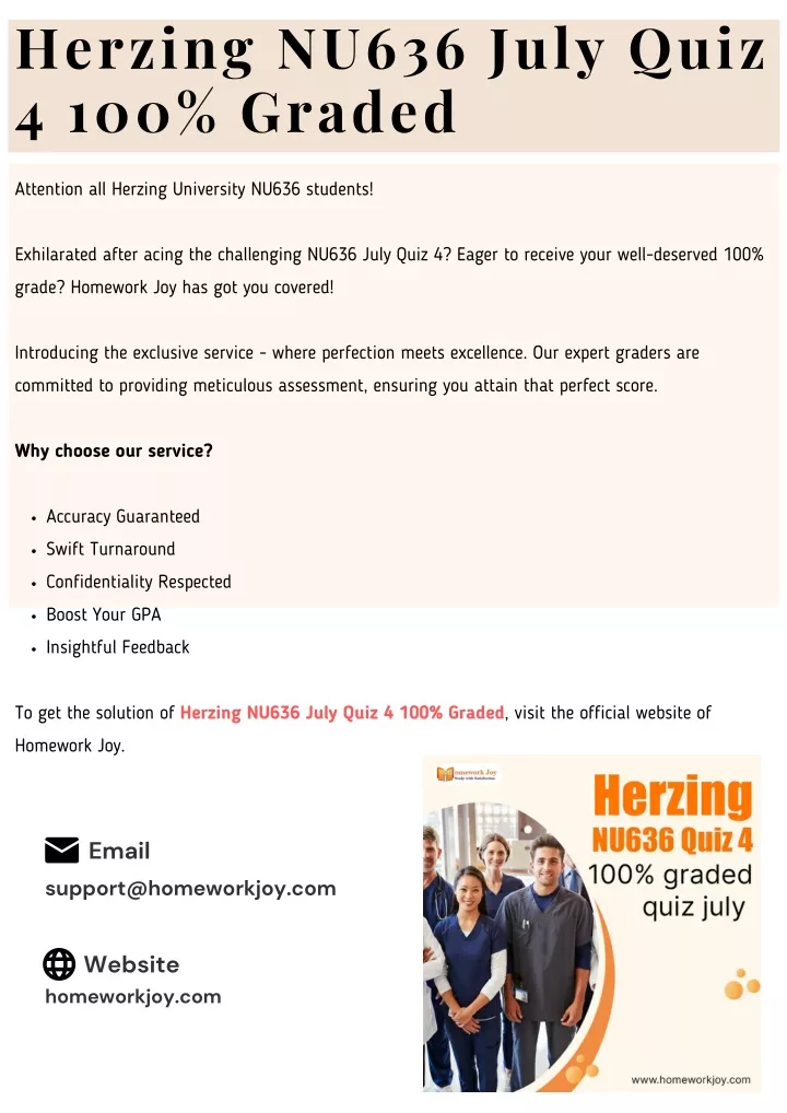 herzing nu636 july quiz 4 100 graded