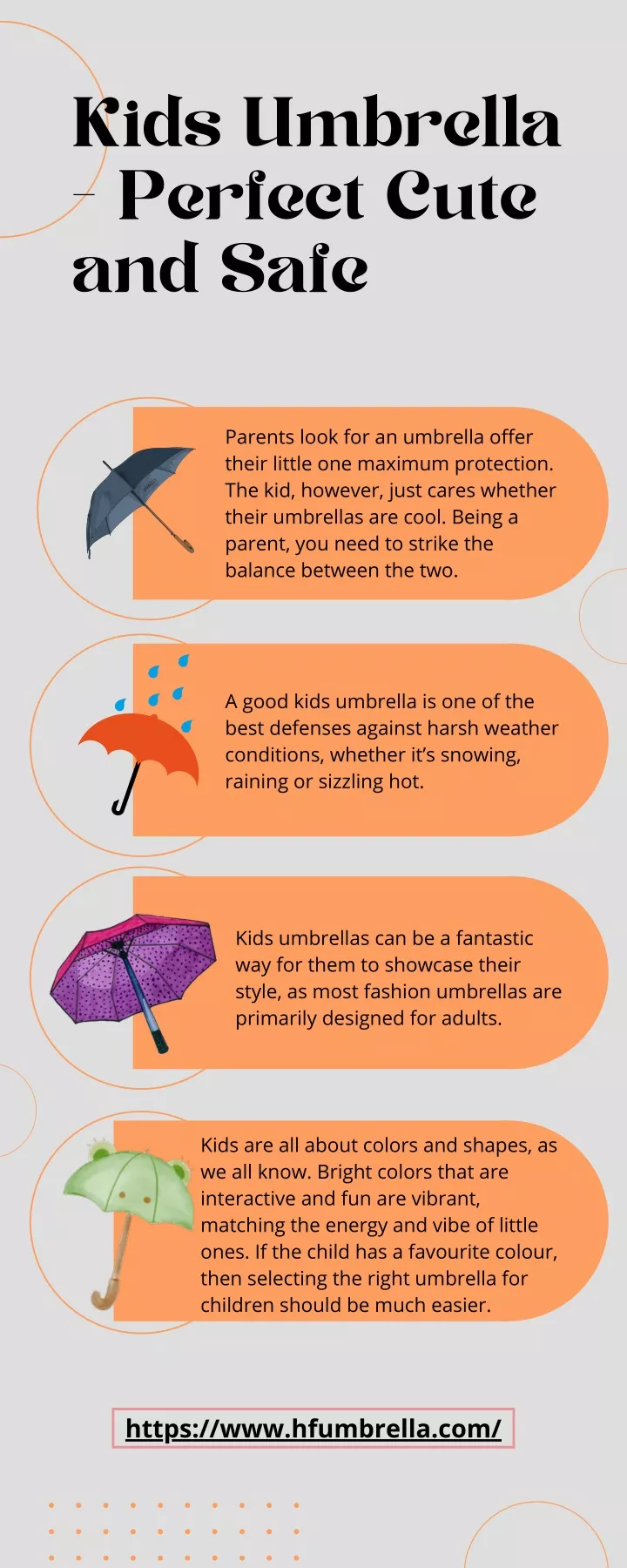 kids umbrella perfect cute and safe