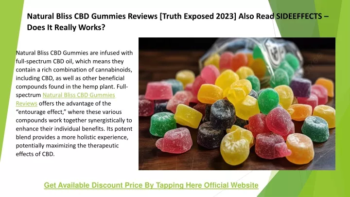 natural bliss cbd gummies reviews truth exposed