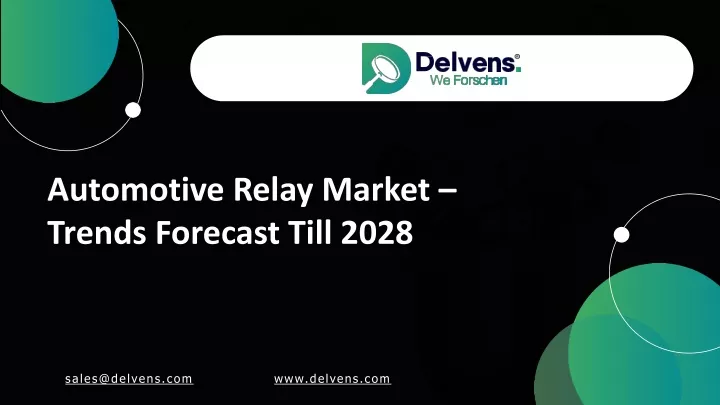 automotive relay market trends forecast till 2028