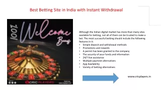 start online betting for free in India