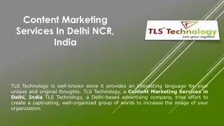 Content Marketing Services In Delhi NCR, India