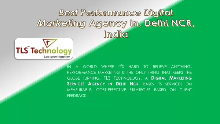 best performance digital marketing agency in delhi ncr india