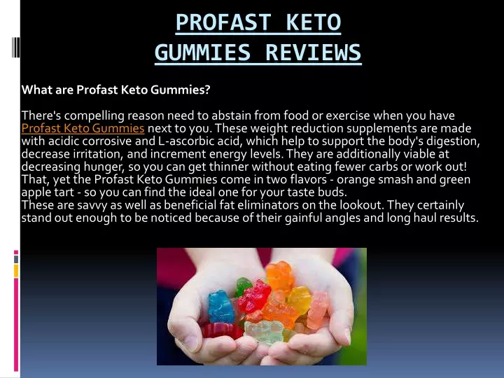 profast keto gummies reviews