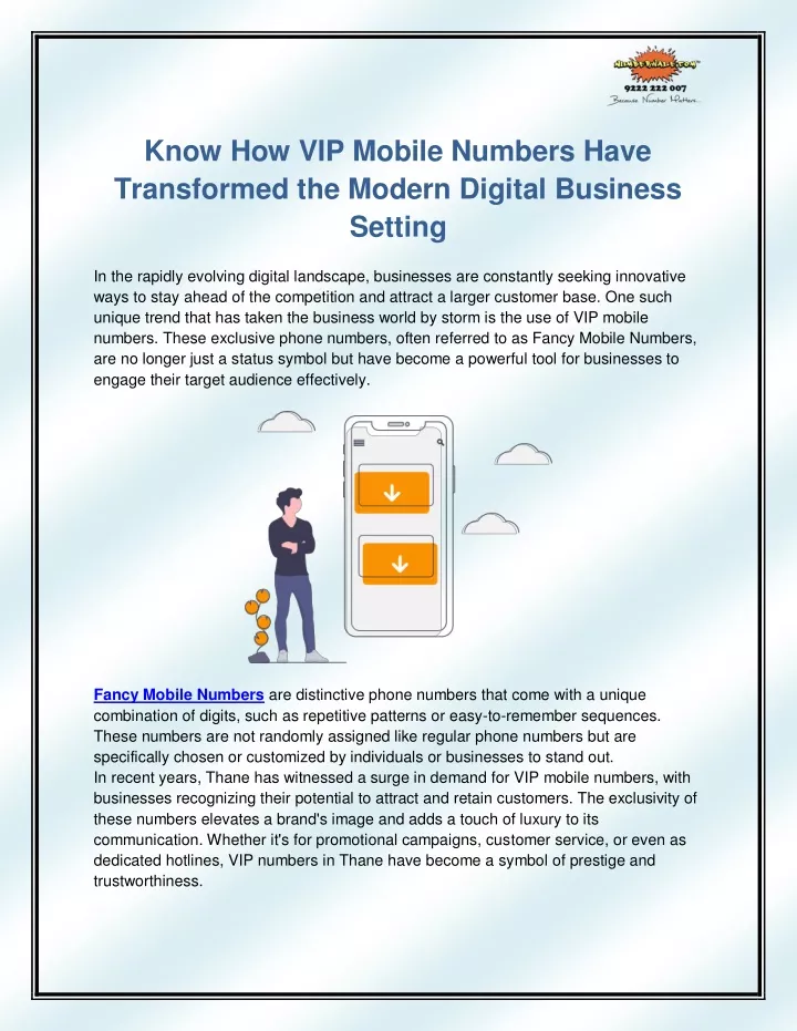 know how vip mobile numbers have transformed