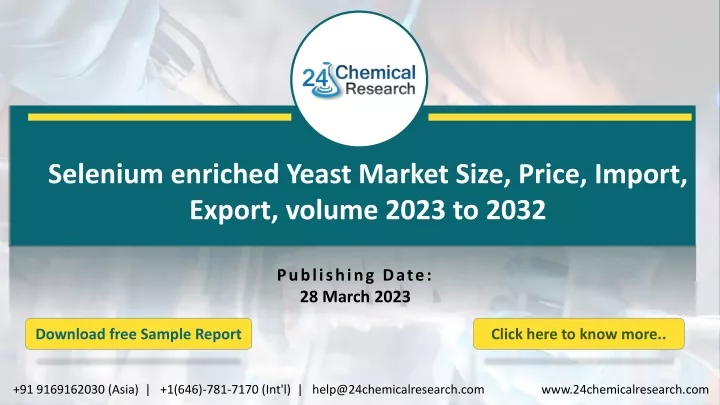 selenium enriched yeast market size price import