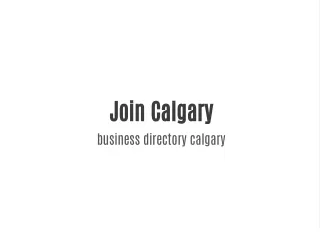 Join Calgary