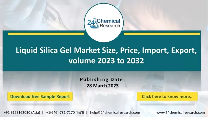 liquid silica gel market size price import export