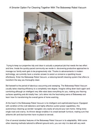 a smarter option for cleaning together with