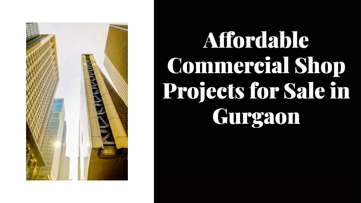 a ordable commercial shop projects for sale