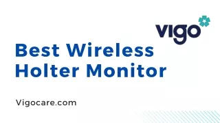 Best Wireless Holter Monitor - Vigocare.com
