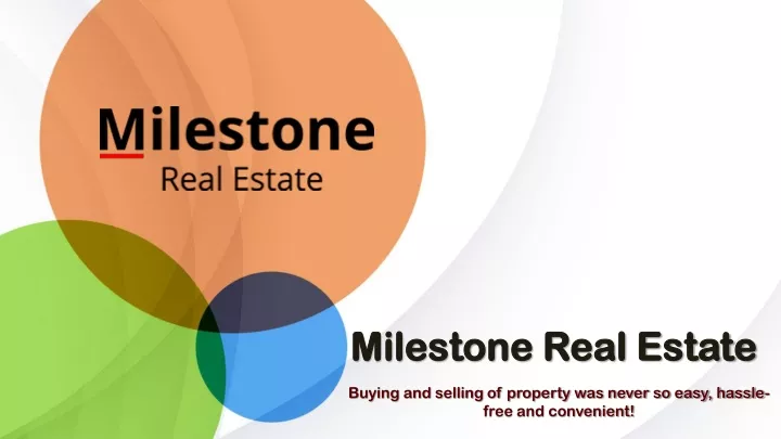 milestone real estate milestone real estate