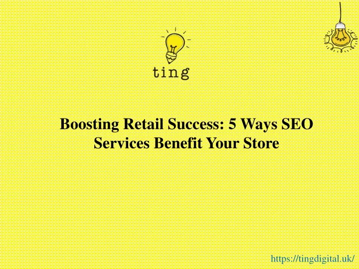 boosting retail success 5 ways seo services