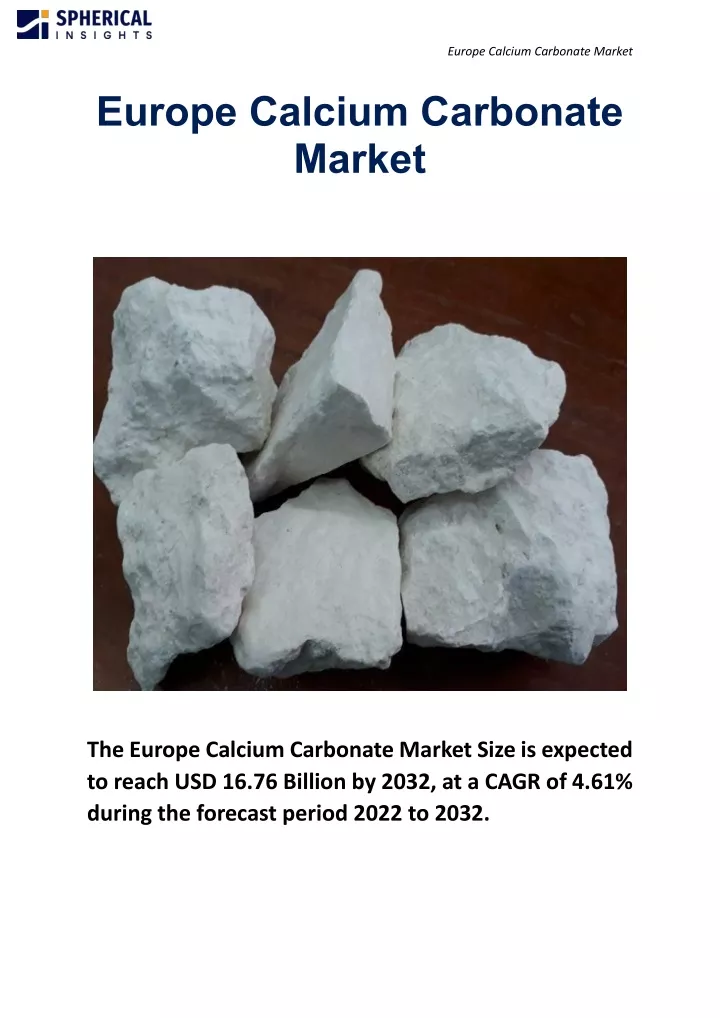 europe calcium carbonate market
