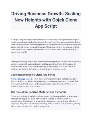 Driving Business Growth_ Scaling New Heights with Gojek Clone App Script (1)