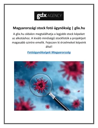 Magyarországi stock fotó ügynökség glix.hu