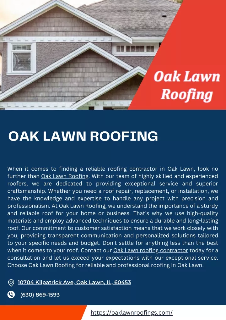 oak lawn roofing