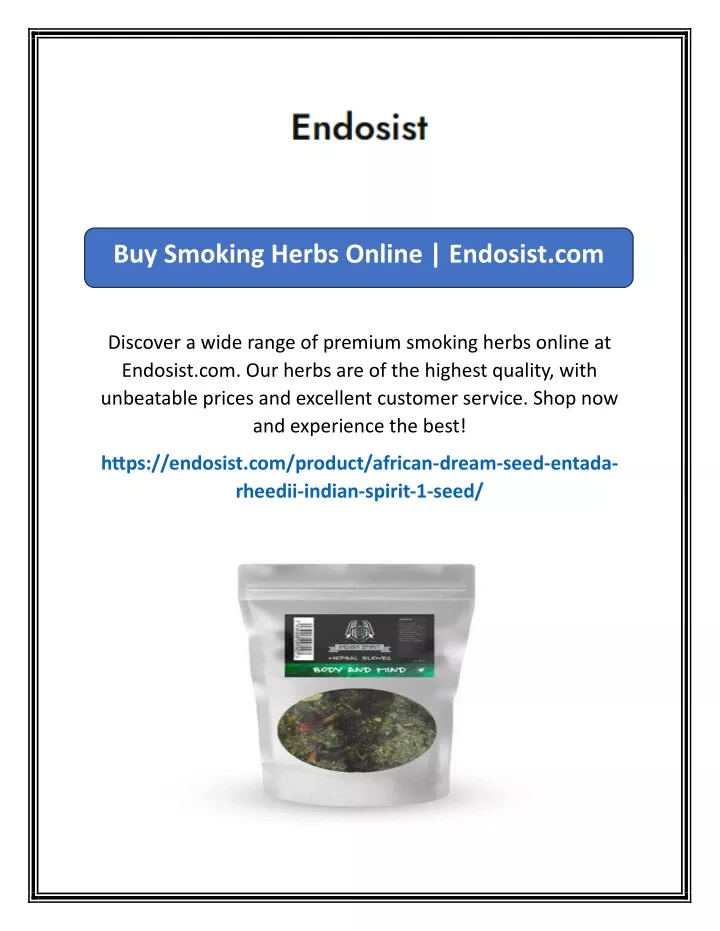 buy smoking herbs online endosist com