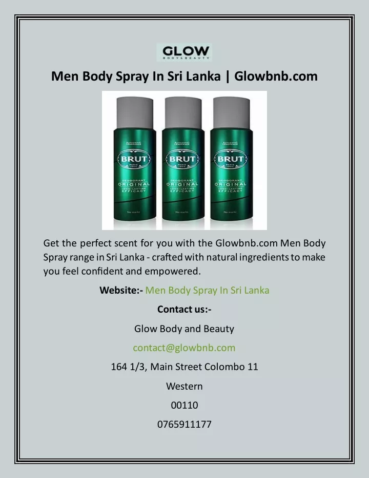 men body spray in sri lanka glowbnb com