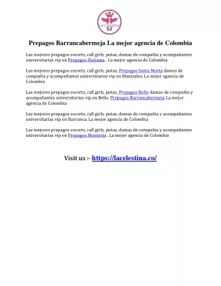 Prepagos Barrancabermeja La mejor agencia de Colombia