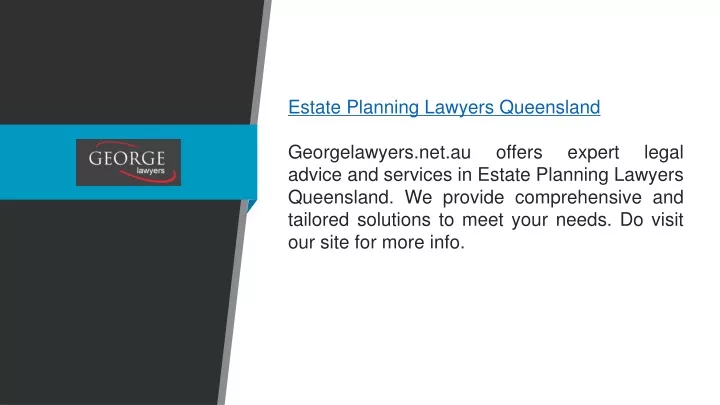 estate planning lawyers queensland georgelawyers